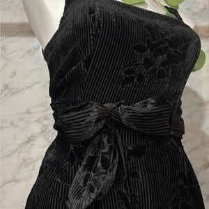 Black Moulinette Soers by Anthropologie Jumpsuit  Waist Tie